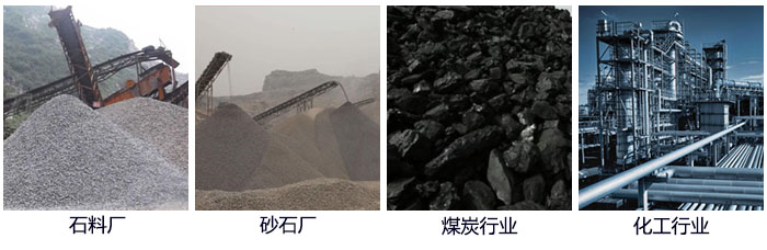 滾筒篩篩沙機適用行業：石料廠，砂石廠，煤炭行業，化工行業等。